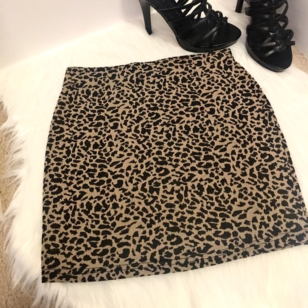 Sexy Cheetah Mini Skirt